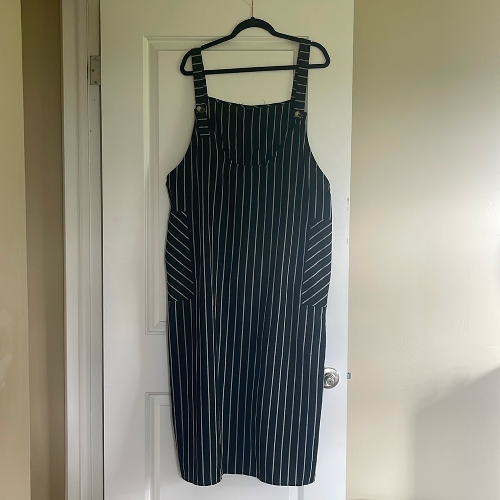 Black Overall Dress